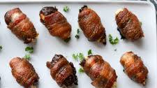 Sweet and Spicy Bacon Wrapped Dates