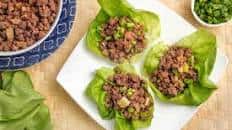 Teriyaki Beef Lettuce Cups