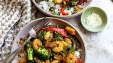 Teriyaki Shrimp Stir Fry