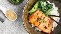 Teriyaki Trout with Sesame and Scallions