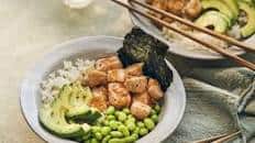 Teriyaki salmon bowl