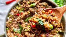 Thai Basil Fried Rice (Vegetarian) (20 min)