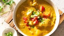 Thai Pineapple Yellow Chicken Curry with Coconut Milk