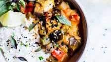 Thai Red Curry with Eggplant and Sweet Peppers Recipe