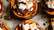 Toasted Marshmallow Sweet Potato Rounds