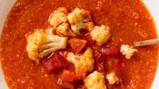 Tomato Soup with Cauliflower (No Milk)