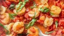 Tomato and Basil Shrimp