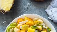 Tropical Fruit Salad with Lime and Coconut