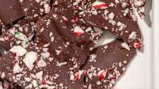 Vegan All Dark Chocolate Peppermint Bark