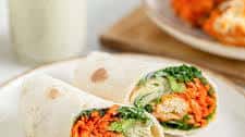Vegan Buffalo Cauliflower Wraps