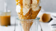 Vegan Caramel Ice Cream (No-Churn)