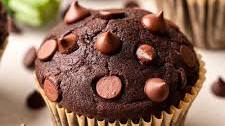 Vegan Chocolate Zucchini Muffins