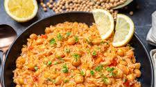 Vegan Spanish Chickpeas and Rice