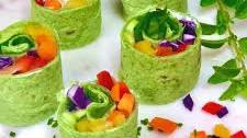 Vegan Veggie Rainbow Wraps