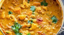 Vegetables & Chickpea Coconut Curry