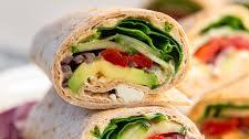 Veggie Wrap with Hummus