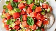 Watermelon Salad with Feta & Mint