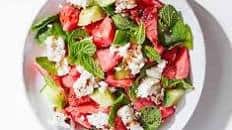 Watermelon & feta salad