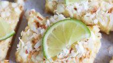 White Chocolate Coconut Lime Bars