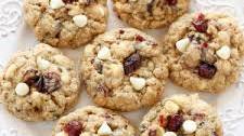 White Chocolate Oatmeal Cranberry Cookies