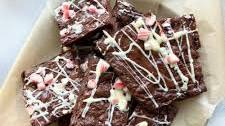 White Chocolate Peppermint Brownie Brittle