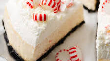 White Chocolate Peppermint Cheesecake