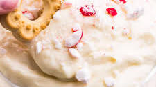 White Chocolate Peppermint Cheesecake Dip