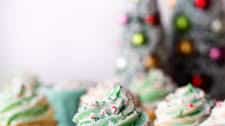 White Chocolate Peppermint Cupcakes