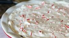 White Chocolate Peppermint Mousse Pie