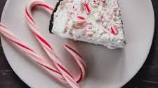 White Chocolate Peppermint Oreo Pie