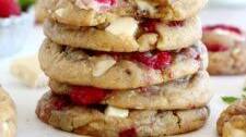 White Chocolate Raspberry Cookies