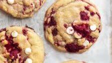 White Chocolate Raspberry Cookies