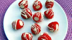 White Chocolate Stuffed Raspberries