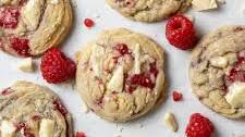 White Chocolate and Raspberry Cookies