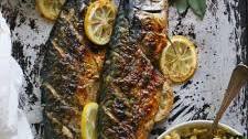 Whole Grilled Mackerel