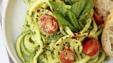 Zucchini Noodles with Pesto