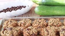 Zucchini Oatmeal Cookies with Chocolate Covered Raisins