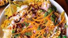 palak chaat recipe | palak pakoda chaat | spinach pakora chaat