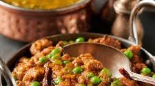 restaurant style keema matar