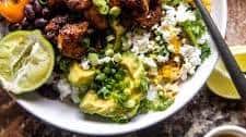 25 Minute Fajita Shrimp Rice Bowls:
