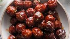 3 Ingredient Crockpot BBQ Meatballs