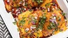 BBQ Cheddar Baked Chicken