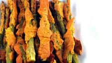 Baked Asparagus Pakoras