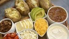 Baked Potato Toppings Bar