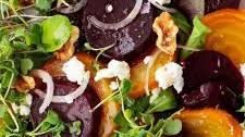 Beet Salad with Goat Cheese and Balsamic