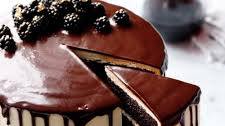 Blackberry Red Wine Chocolate Cake