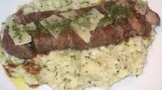 Braised Lamb Fillets With a Creamy Risotto