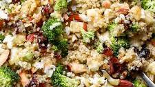 Broccoli-Cheddar Quinoa Salad