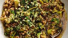 Broccoli and Farro Stew With Capers and Parsley