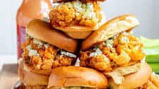 Buffalo Cauliflower Sliders